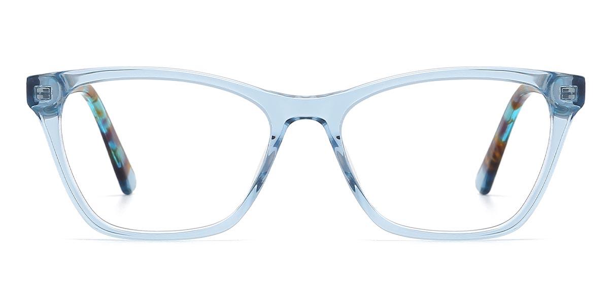 Light Blue Ana - Square Glasses