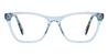 Light Blue Ana - Square Glasses
