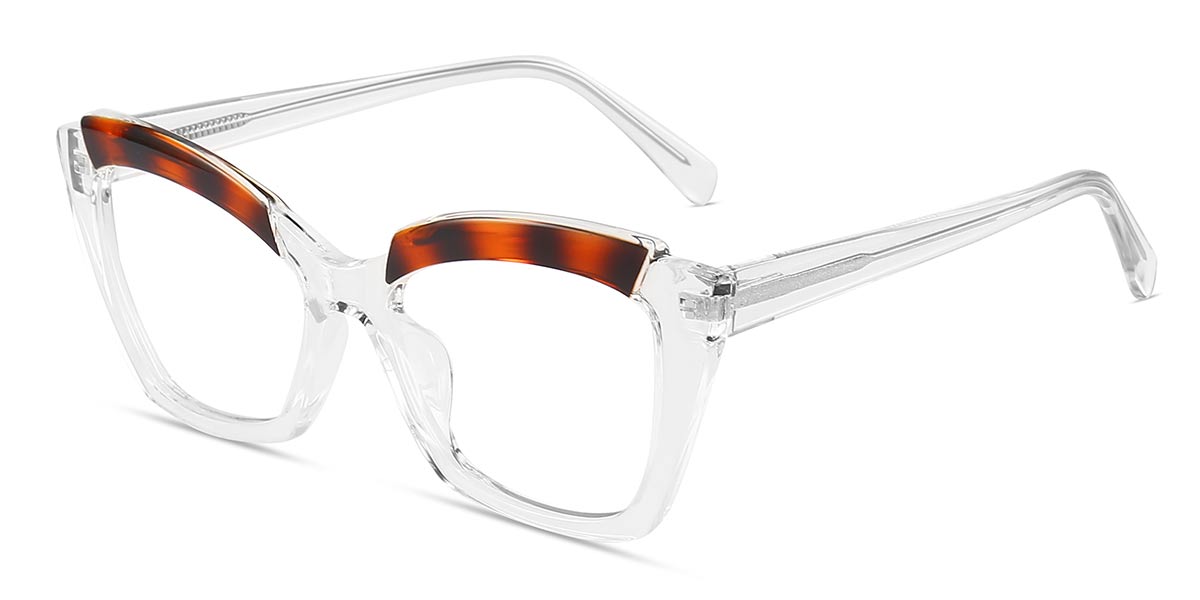 Transparent Malik - Square Glasses