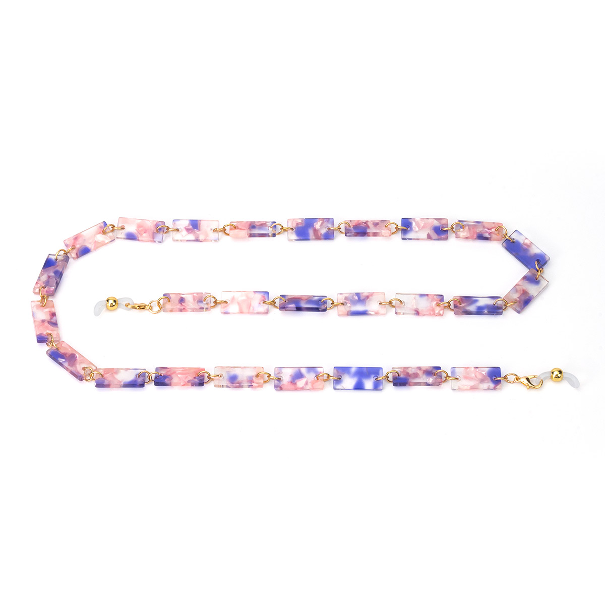 Blue Pink Eyeglass Chain - Alora