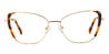 Gold Tortoiseshell Danica - Cat Eye Glasses