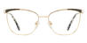 Gold Black Atticus - Square Glasses