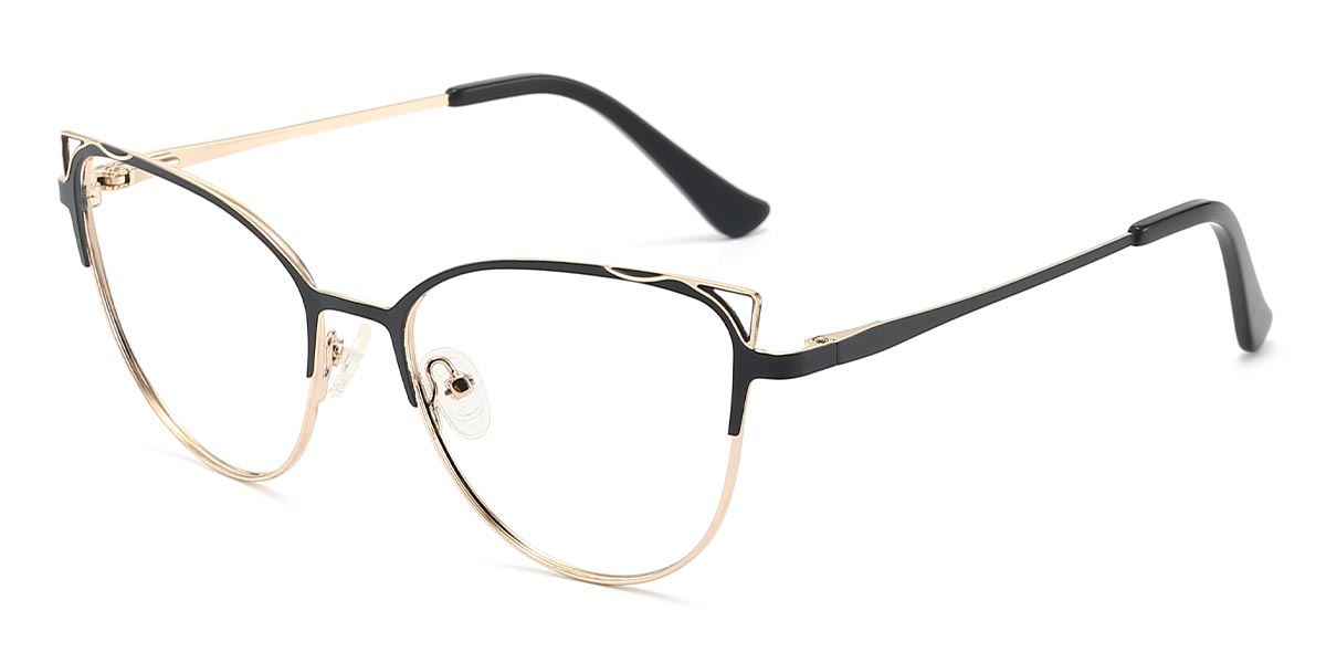 Black - Cat eye Glasses - Presley