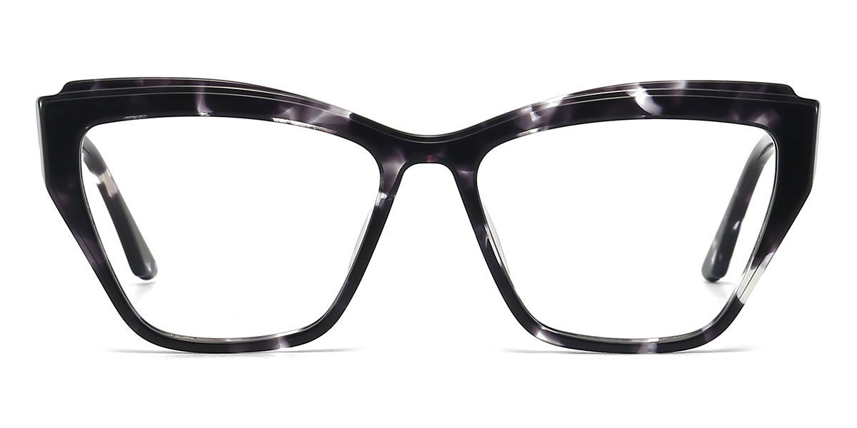 Black Marble - Cat eye Glasses - Joel