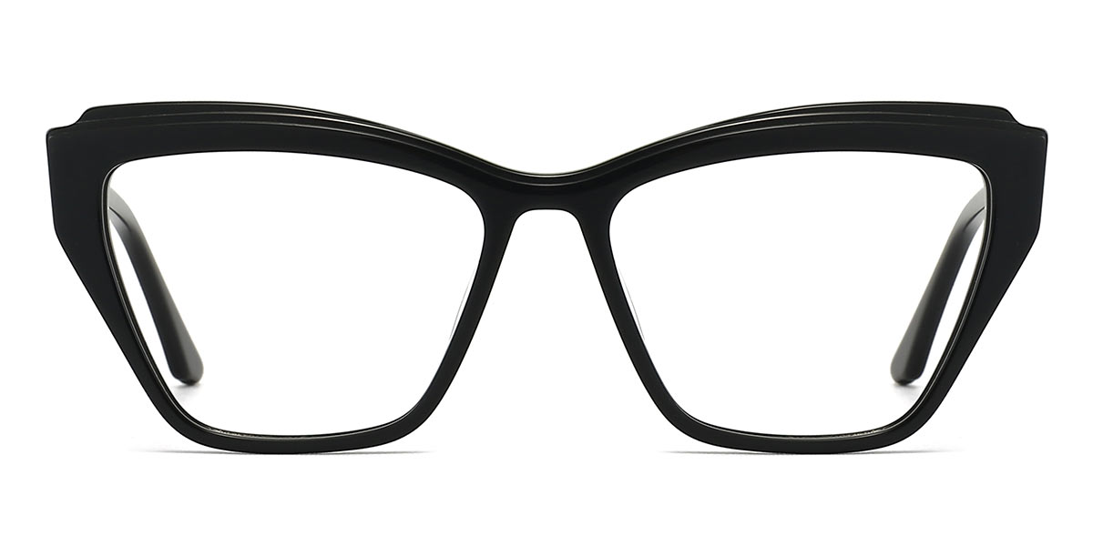 Black - Cat eye Glasses - Joel