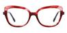 Red Morgan - Square Glasses