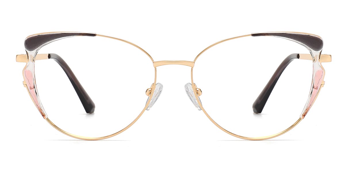 Black - Oval Glasses - Kaia