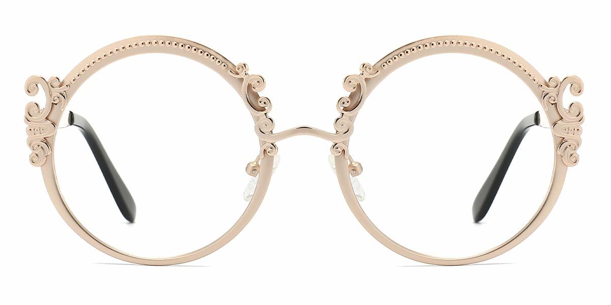 Gold Milani - Round Glasses