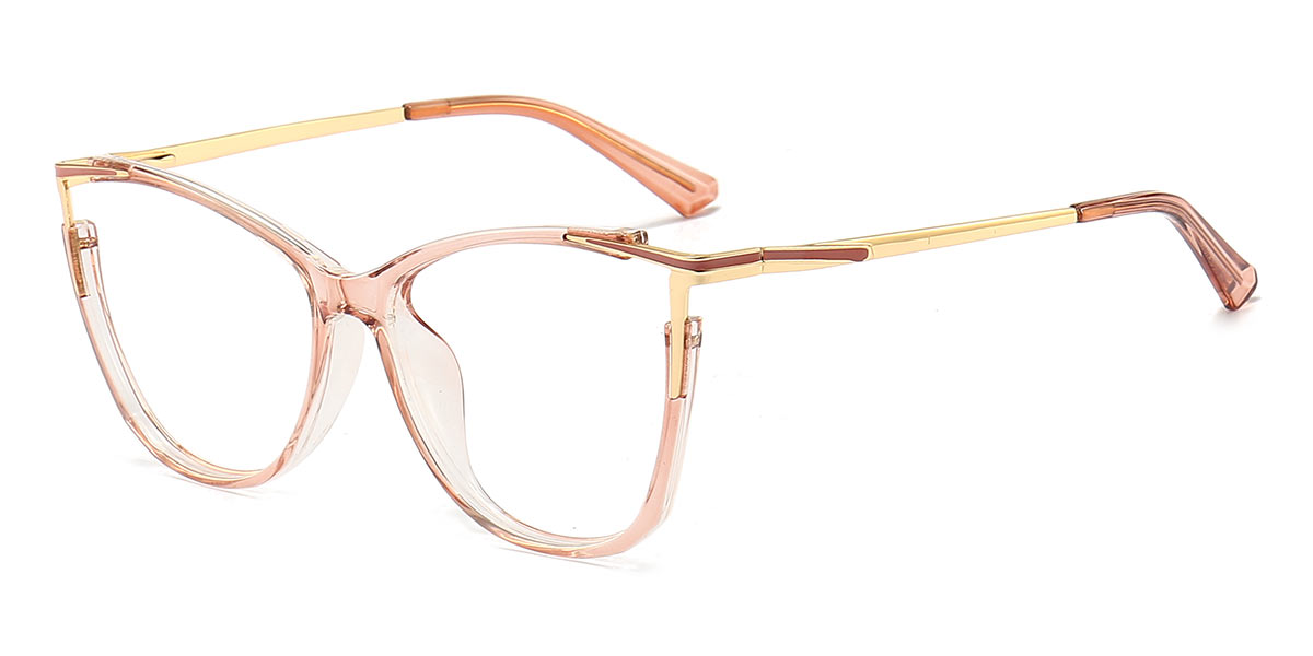 Nude Pink - Cat eye Glasses - Elora