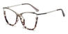 Ash Brown Tortoiseshell Elora - Cat Eye Glasses