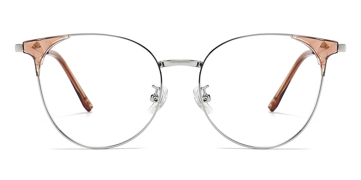 Orange - Oval Glasses - Dhruv
