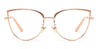 Rose Gold Troy - Cat Eye Glasses