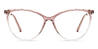 Purple Nyra - Oval Glasses