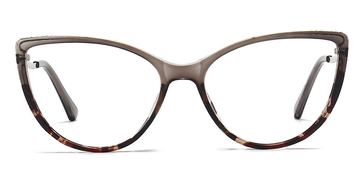 Ash Brown Tortoiseshell - Cat eye Glasses - Erin
