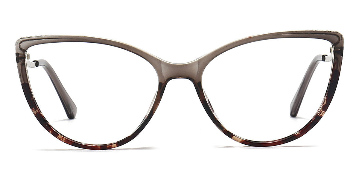 Ash Brown Tortoiseshell Erin - Cat Eye Glasses