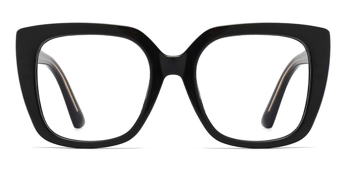 Black Jamar - Square Glasses