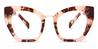 Ivory Tortoiseshell Matty - Cat Eye Glasses