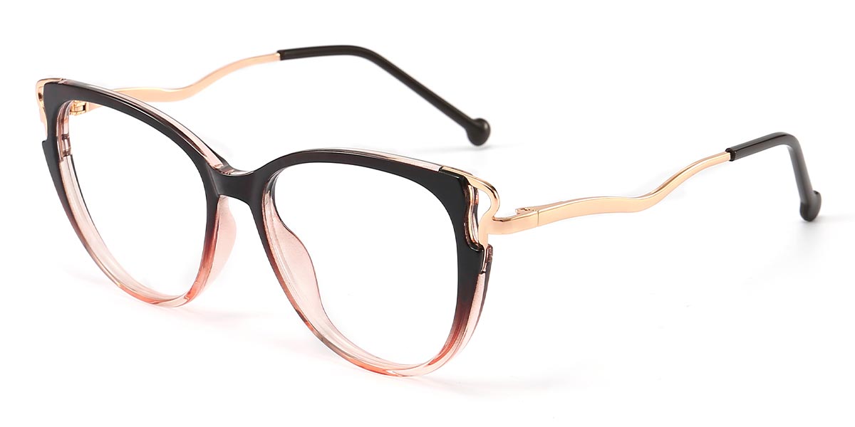 Black Tawny - Cat eye Glasses - Odette