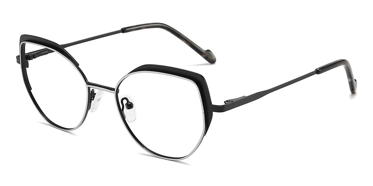 Black - Oval Glasses - Barber