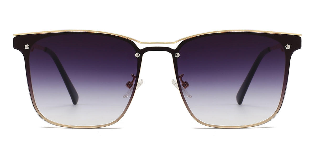 Gradual Brown Gradual Grey Quad - Square Sunglasses