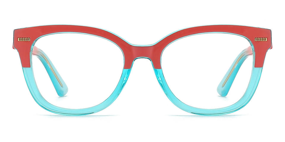 Pink Blue Barbi - Square Glasses