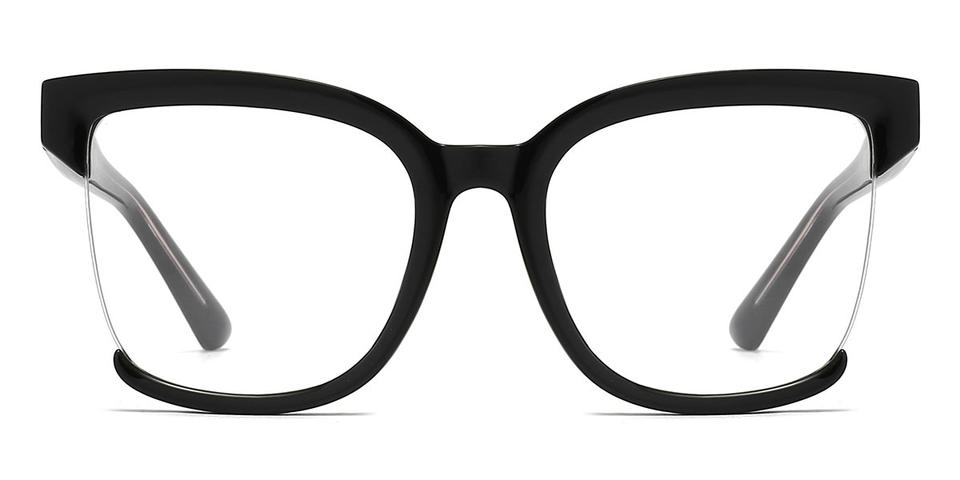 Black Leona - Square Glasses
