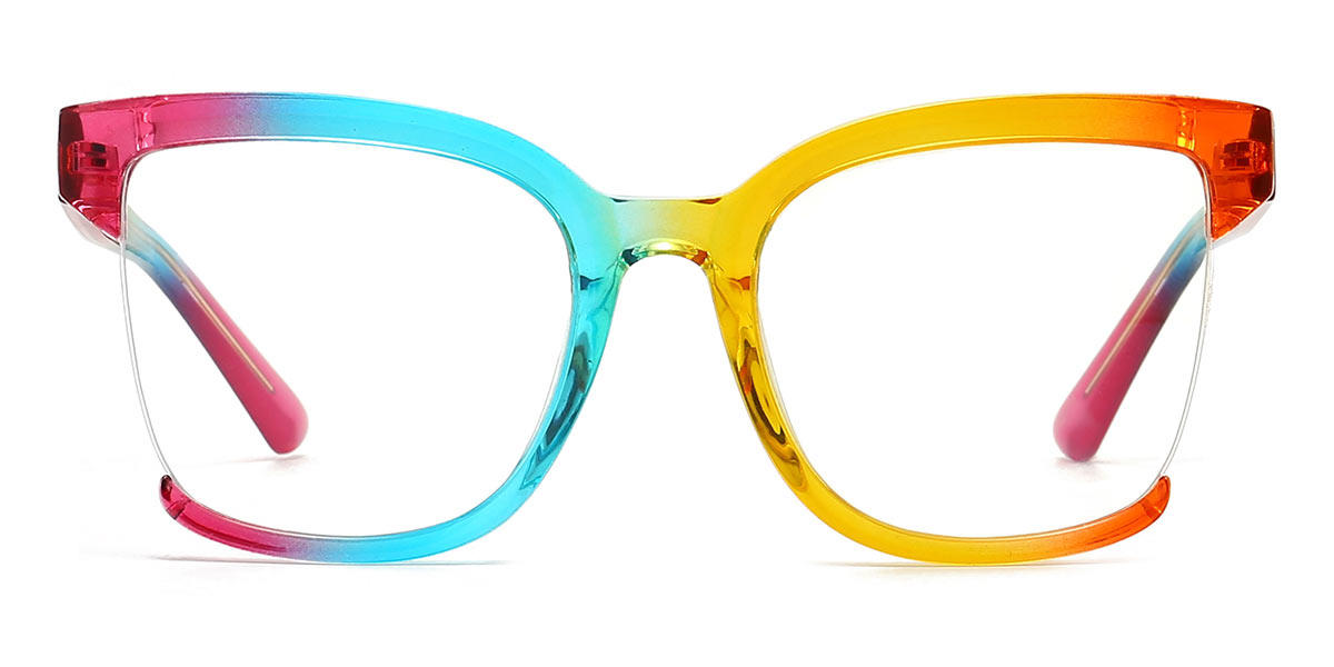 Colour Leona - Square Glasses