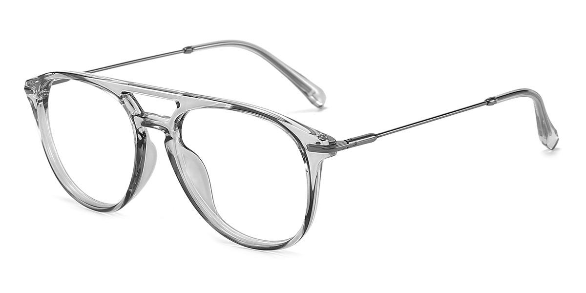 Grey - Aviator Glasses - Kiaha
