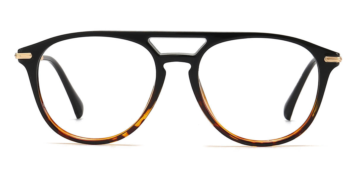 Black Tortoiseshell Kiaha - Aviator Glasses