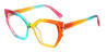 Colour Leny - Square Glasses