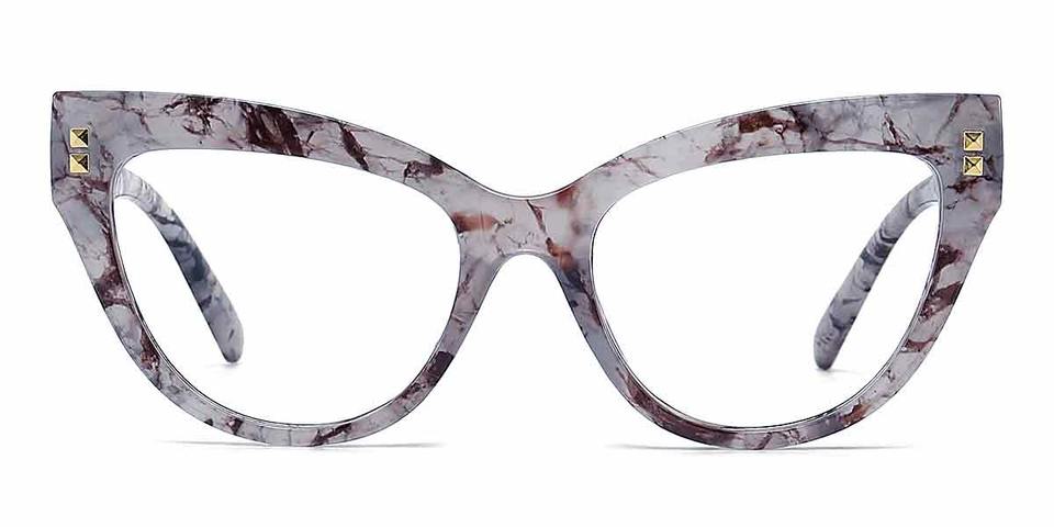 Grey Tortoiseshell Vaeda - Cat Eye Glasses