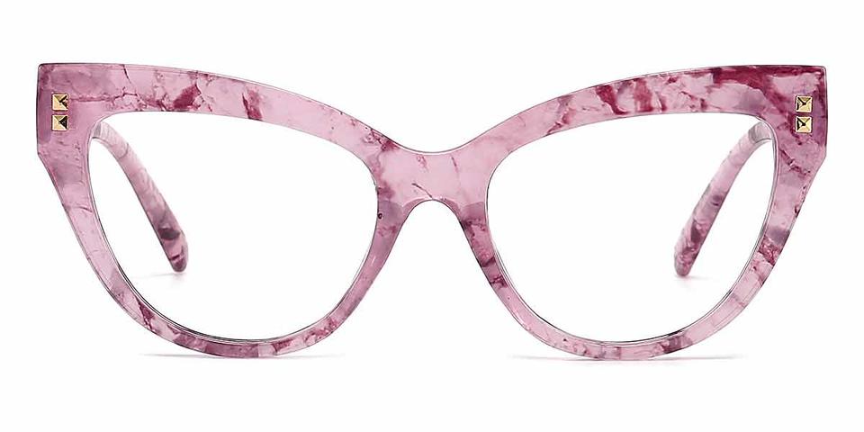 Pink Tortoiseshell Vaeda - Cat Eye Glasses