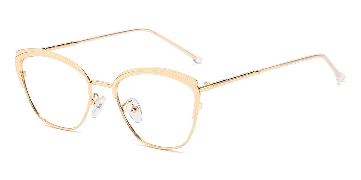 Gold Doris - Square Glasses