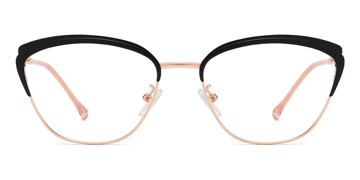 Rose Gold - Square Glasses - Doris