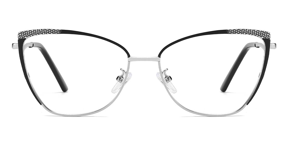 Black - Cat eye Glasses - Paula
