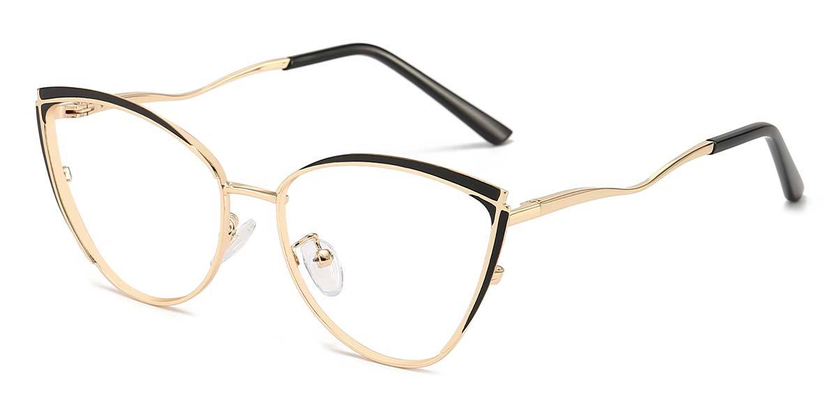 Black Gold Angus - Cat Eye Glasses