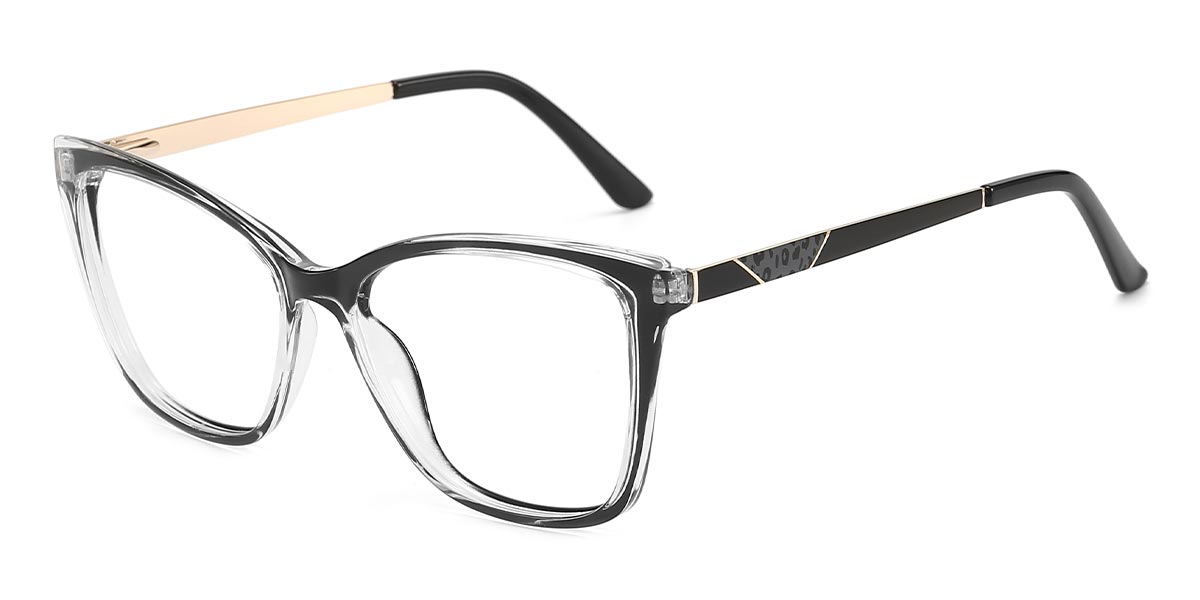 Black - Cat eye Glasses - Gloria