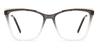Gradient Grey Waylon - Cat Eye Glasses