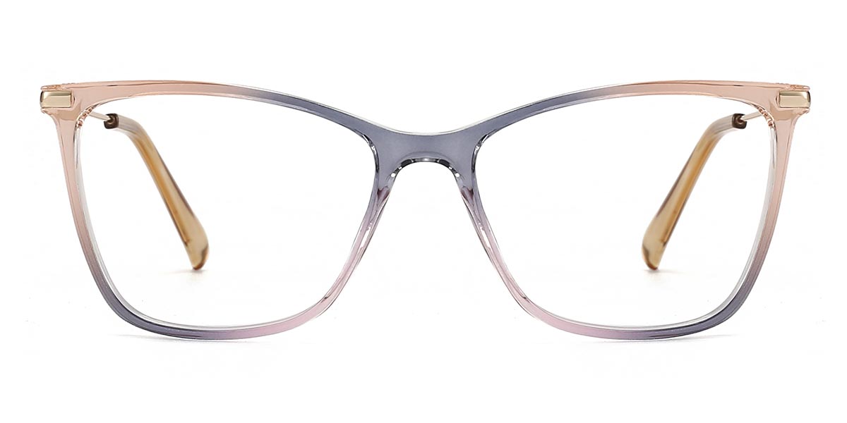 Orange Blue - Cat eye Glasses - Ilana