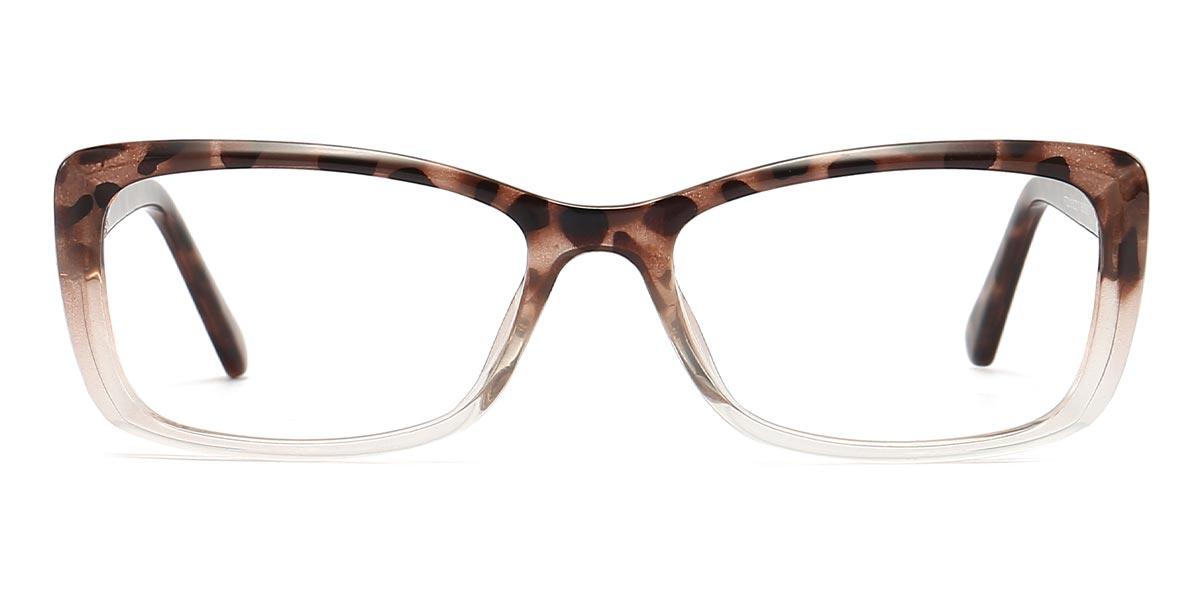 Tortoiseshell Michel - Rectangle Glasses