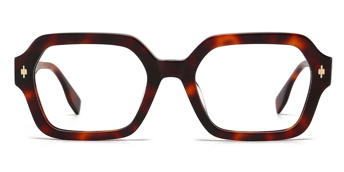 Tortoiseshell - Rectangle Glasses - Brenda