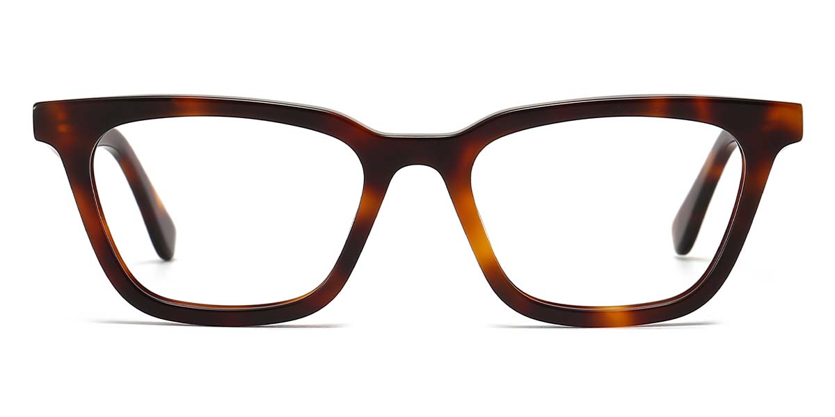 Tortoiseshell - Rectangle Glasses - Cathy