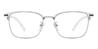 Silver Jini - Rectangle Glasses