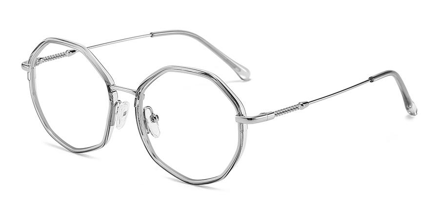 Silver Vicky - Oval Glasses