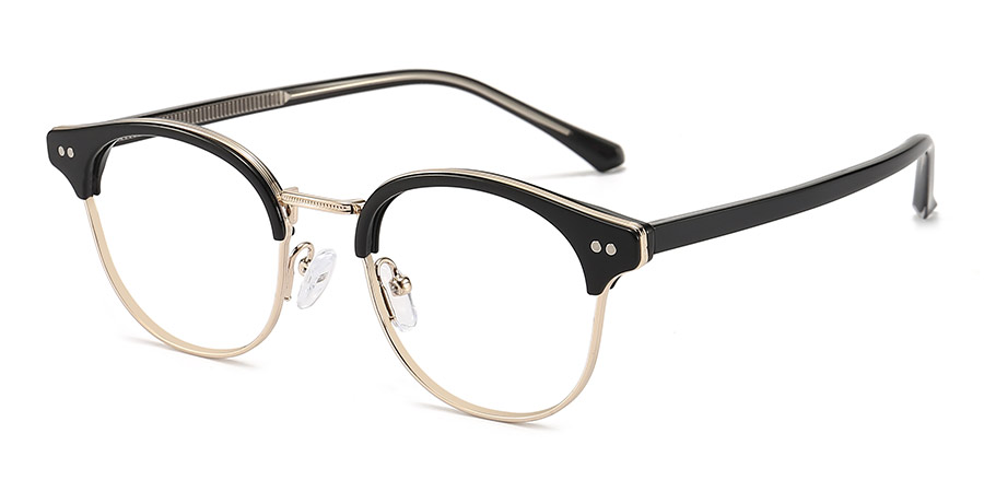 Black Gold - Oval Glasses - Madge