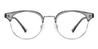 Grey Madge - Oval Glasses