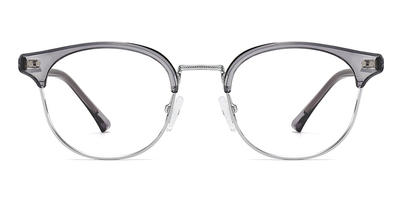 Grey - Oval Glasses - Madge