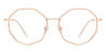 Gold Vicky - Oval Glasses