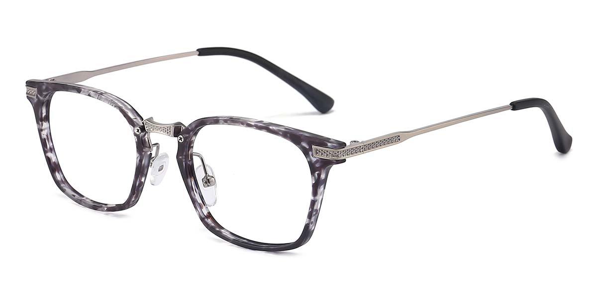 Black Tortoiseshell Stuart - Rectangle Glasses