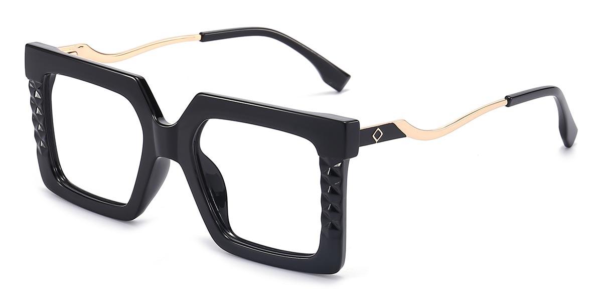 Black Tallis - Square Glasses